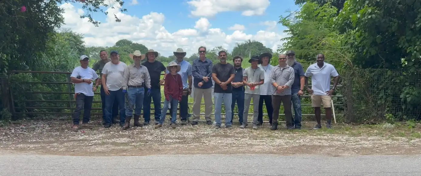 Operation Lepanto groundbreaking crew